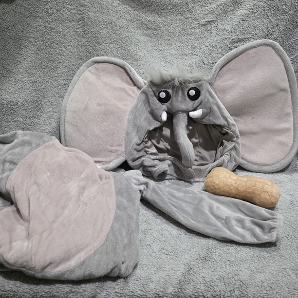 Lil Elephant Infant Toddler Costume Size 18 24 Months Halloween Dress Up Party - Picture 4 of 6